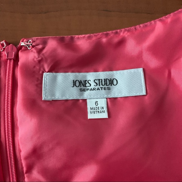 Jones Studio Size 6 Pink Dress - Picture 6 of 8